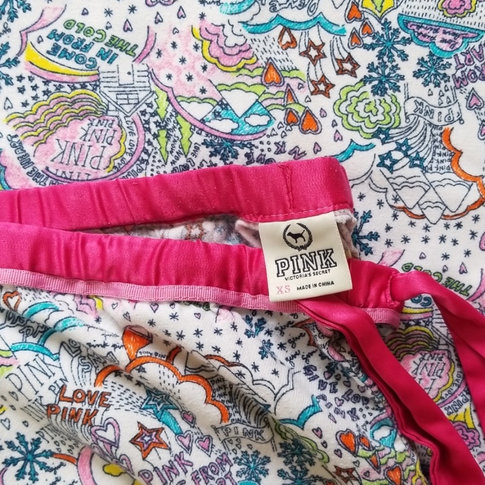 VS Pink Flannel PJ bottoms - Picture 4 of 4